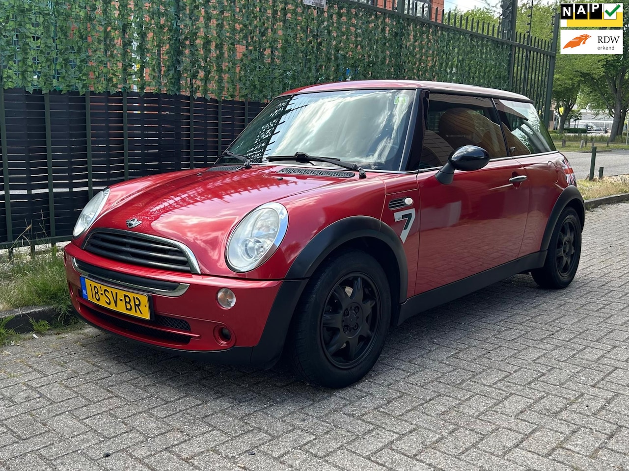 MINI One - Mini 1.6 Seven 2006 Rood AIRCO|CRUISE|APK 26 - AutoWereld.nl