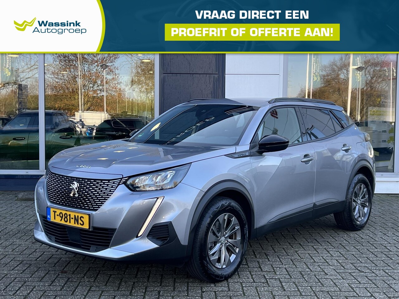 Peugeot e-2008 - EV 50kWh 136pk Style | Airconditioning | Parkeer camera | Parkeersensoren | Apple CarPlay - AutoWereld.nl