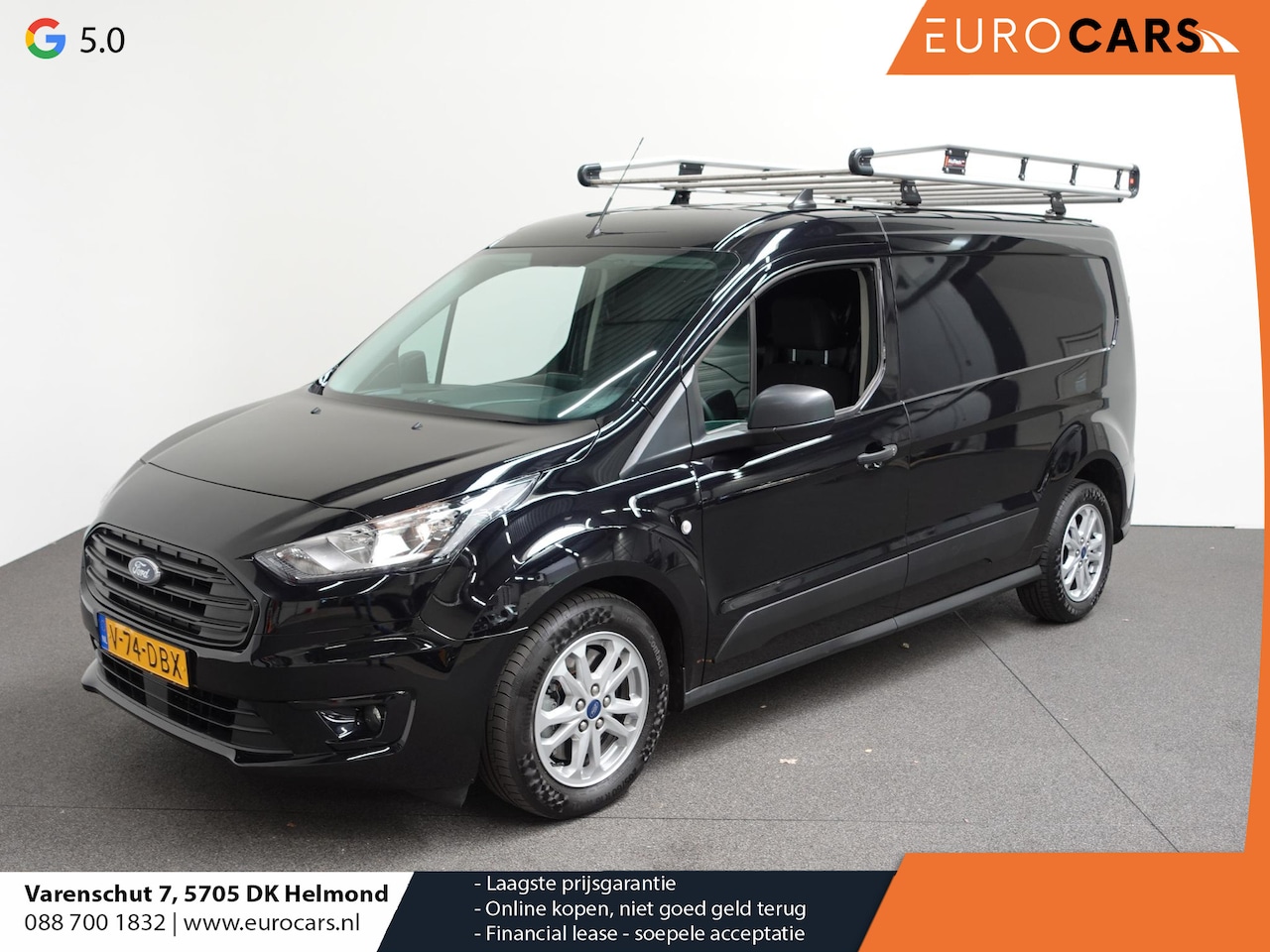 Ford Transit Connect - 1.5 EcoBlue L2 Trend Navigatie Camera Airco Parkeersensoren Cruise Control 3Zits Imperiaal - AutoWereld.nl