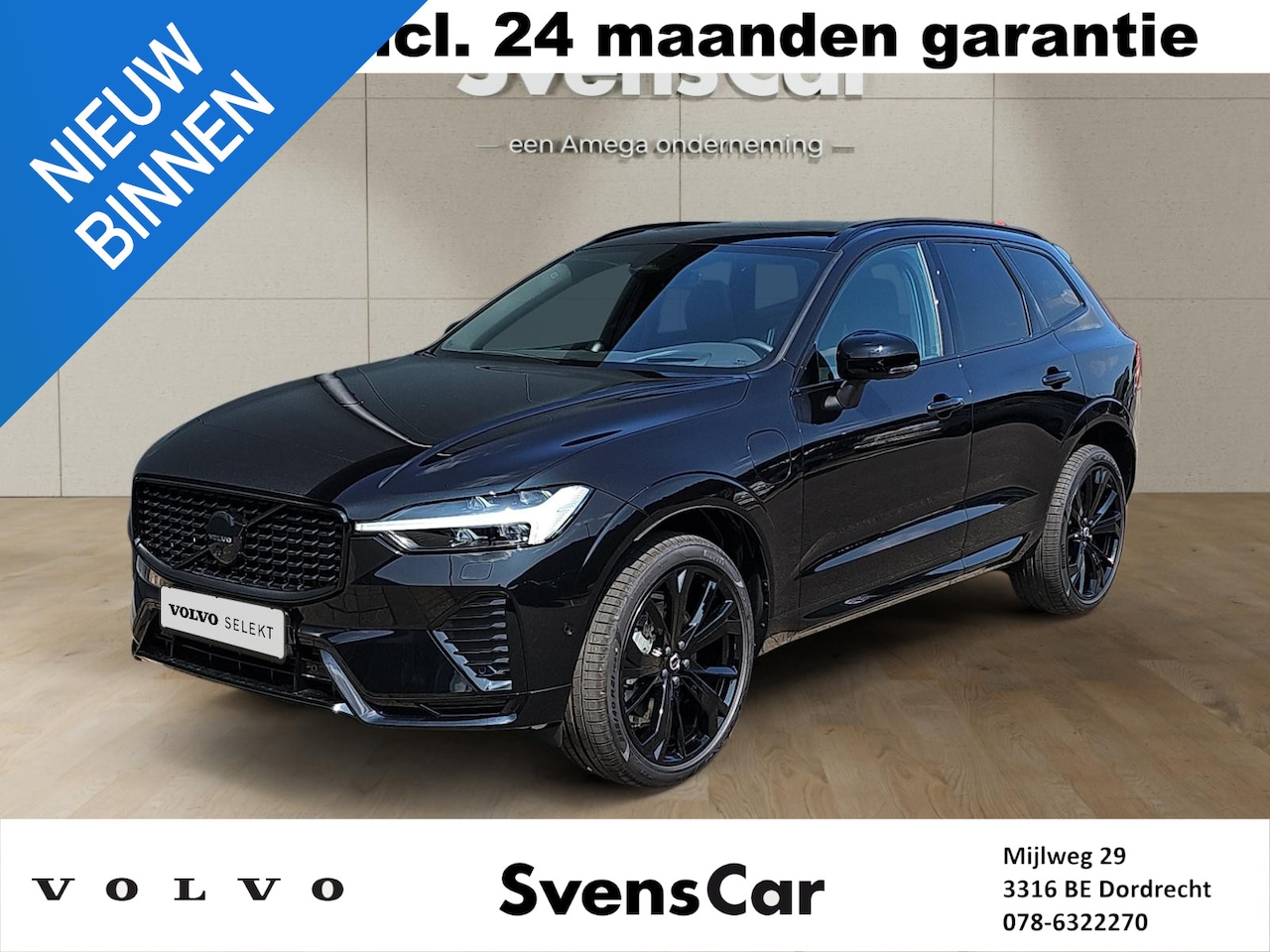 Volvo XC60 - 2.0 T6 Plug-in hybrid AWD Ultra Black Edition | Luchtvering | Bowers & Wilkins Audio | Mas - AutoWereld.nl