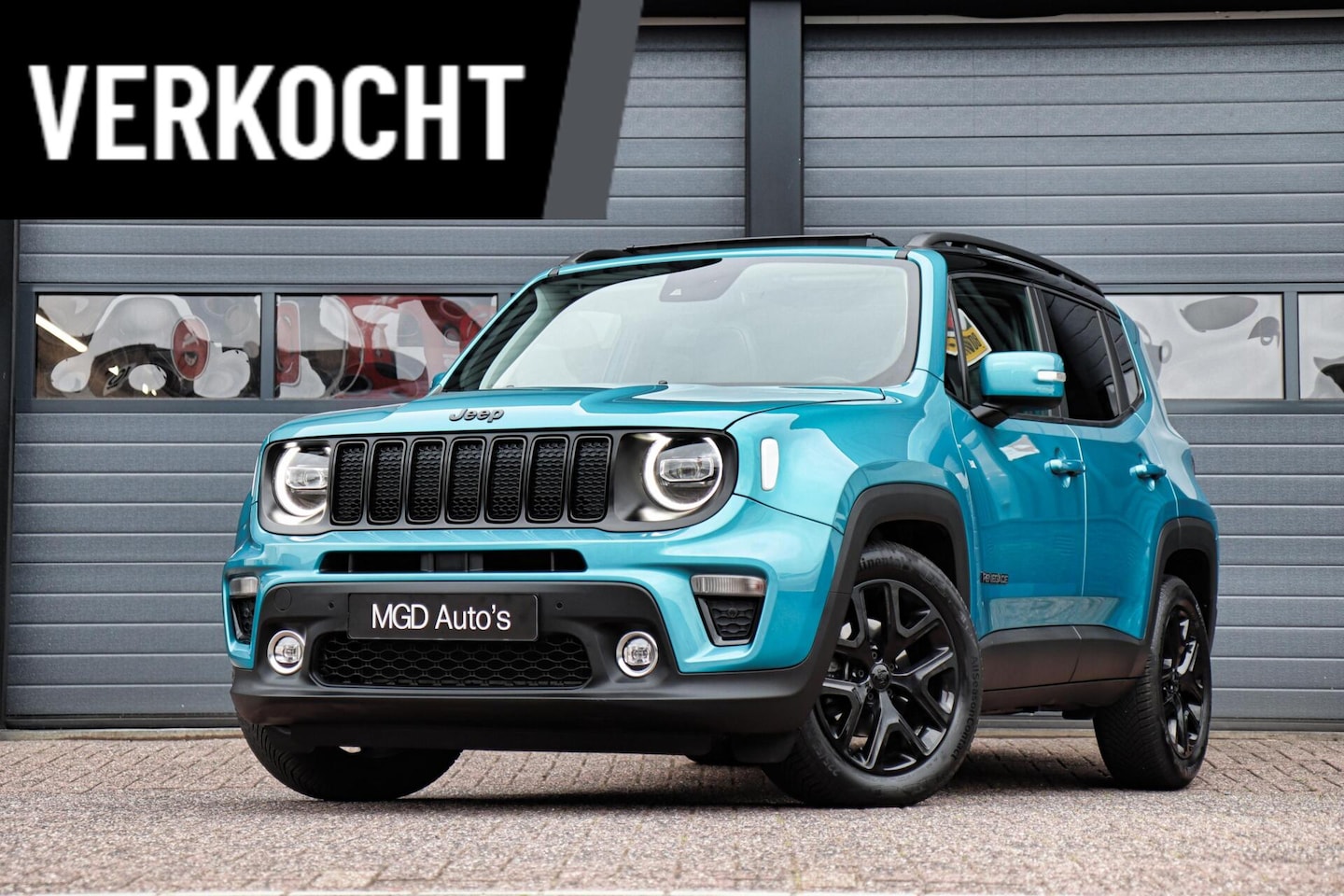 Jeep Renegade - 1.3T Limited /LED/PANODAK/LEDER/STOEL+STUURVERW./CARPLAY/CAMERA/TREKHAAK! - AutoWereld.nl