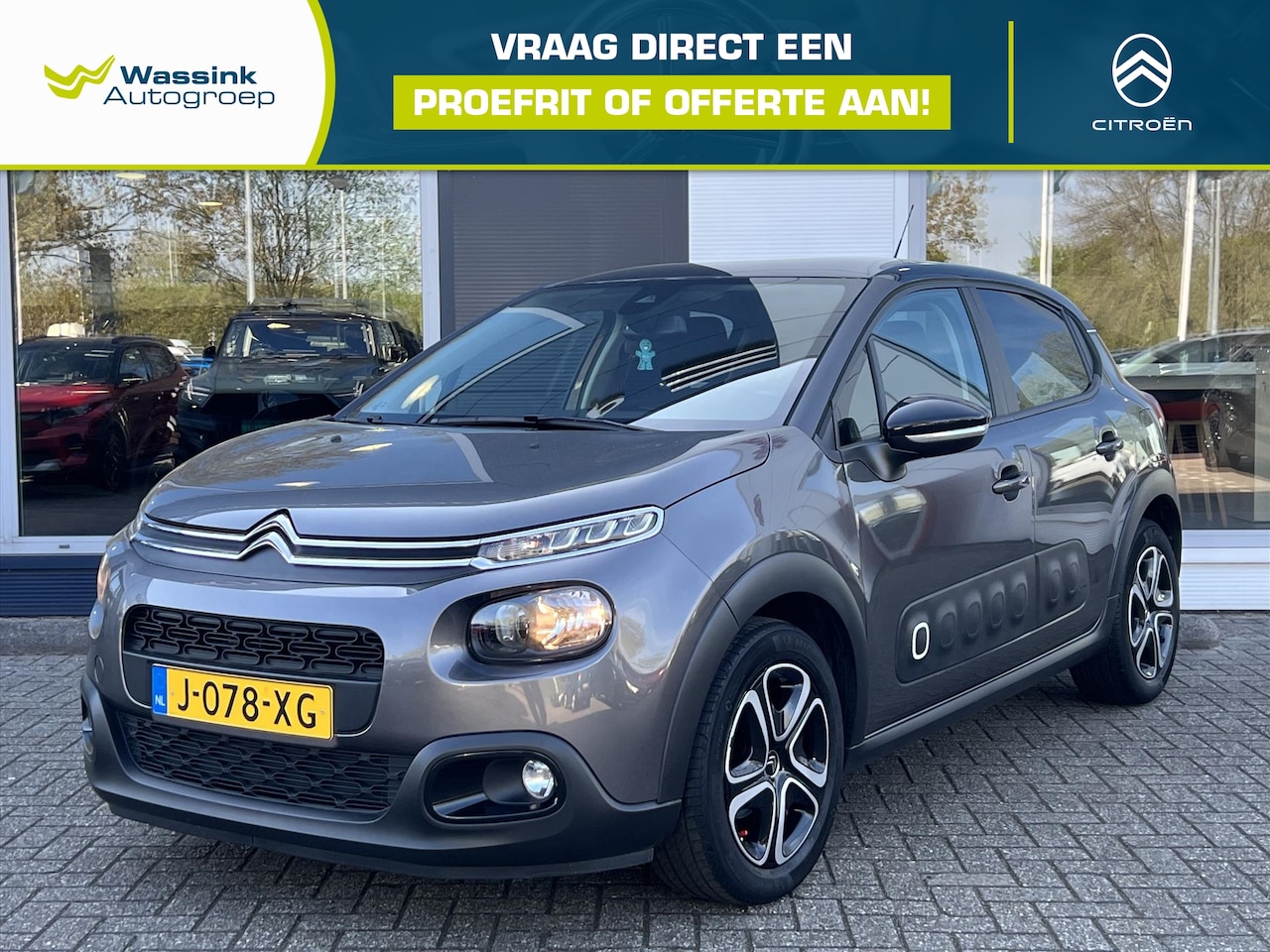 Citroën C3 - 1.2 PureTech 83pk Feel | Navigatie | Airconditioning | Parkeersensoren | Cruise Control | - AutoWereld.nl