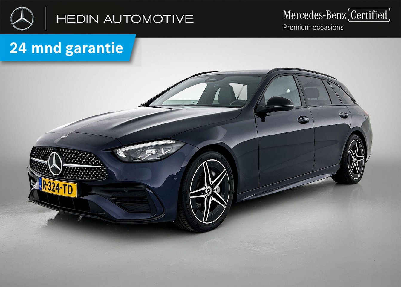 Mercedes-Benz C-klasse Estate - C 180 Automaat AMG Line | Advantage pakket | Nightpakket | Parktronic | Stoelverwarming | - AutoWereld.nl