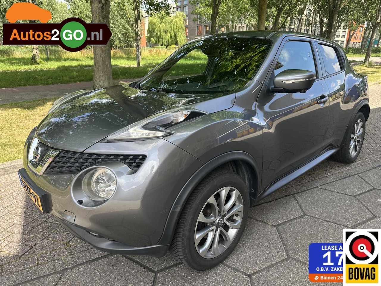 Nissan Juke - 1.2 DIG-T S/S Tekna I Navi I 360 camera I dode hoek I trekhaak I cruise controle I pan dak - AutoWereld.nl