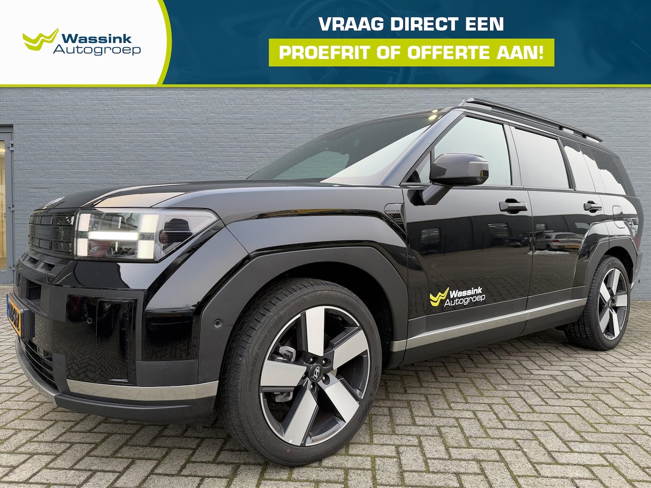 Hyundai Santa Fe - New 1.6 T-GDi HEV 215pk Aut 2WD 7pl Premium Sky - AutoWereld.nl