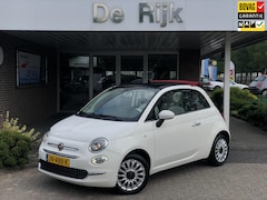 Fiat 500 C - 1.2 Lounge Cabrio | Hald leder, Airco, El. Ramen, 15'' LMV, Bluetooth | Goed onderhouden |