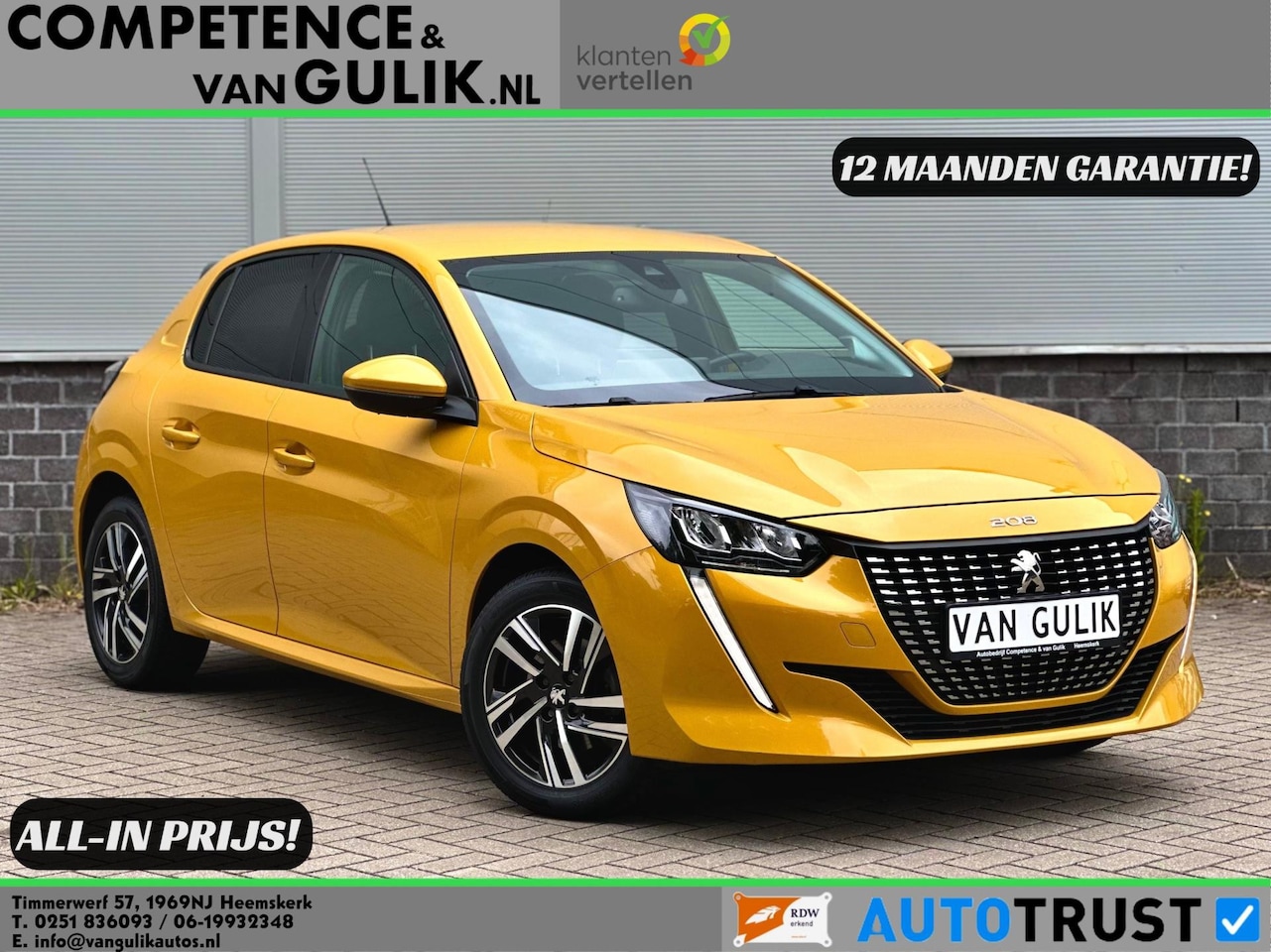 Peugeot 208 - 1.2 PureTech Allure | Camera | Cruise control | 16 Inch | Carplay | - AutoWereld.nl