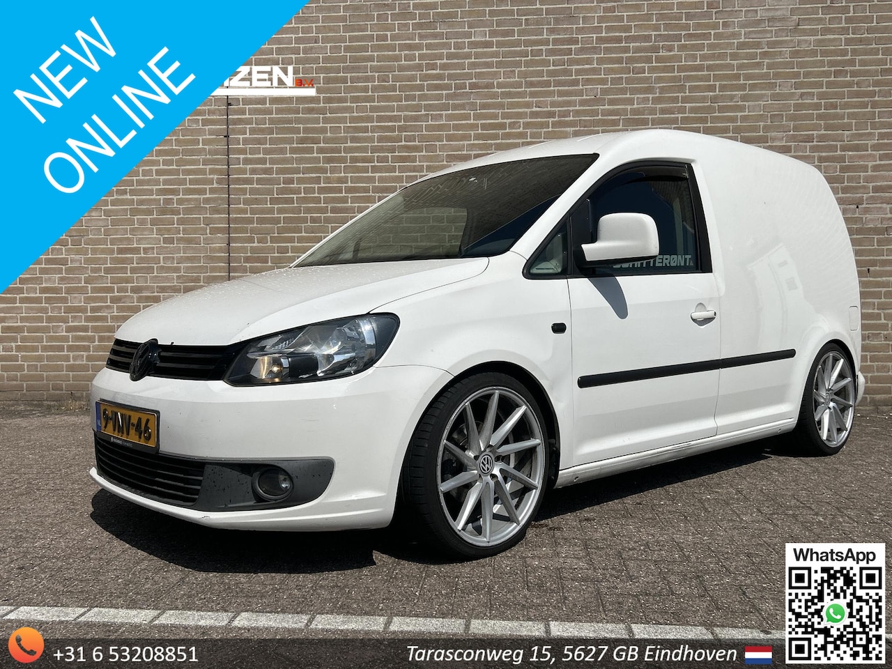 Volkswagen Caddy - 1.6 TDI BMT | 1/2 Leder | Airco | Cruise | Navi | Trekhaak | - AutoWereld.nl