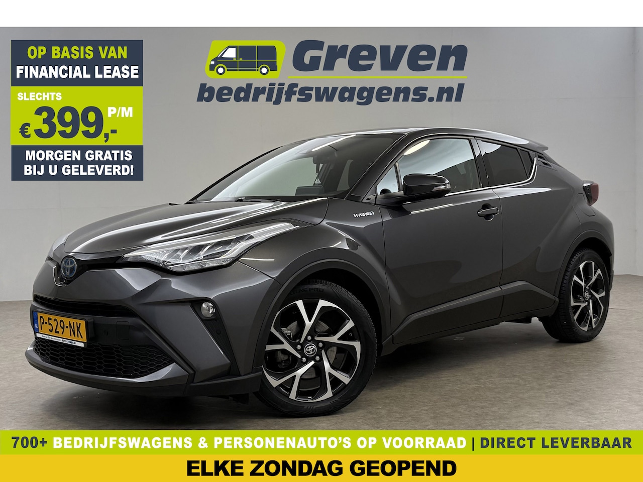 Toyota C-HR - Hybrid 1.8 Hybrid Business Plus 148PK Clima Cruise Camera Trekhaak LED Parkeersensoren 18" - AutoWereld.nl