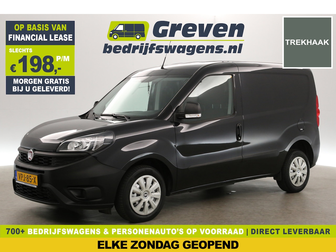 Fiat Doblò - 1.6 MJ L1H1 Airco Cruise Trekhaak 3 Persoons Lat om Lat - AutoWereld.nl