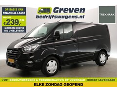 Ford Transit Custom - 320 2.0 TDCI L1H1 Airco Cruise Trekhaak Parkeersensoren 3 Persoons Elektrpakket