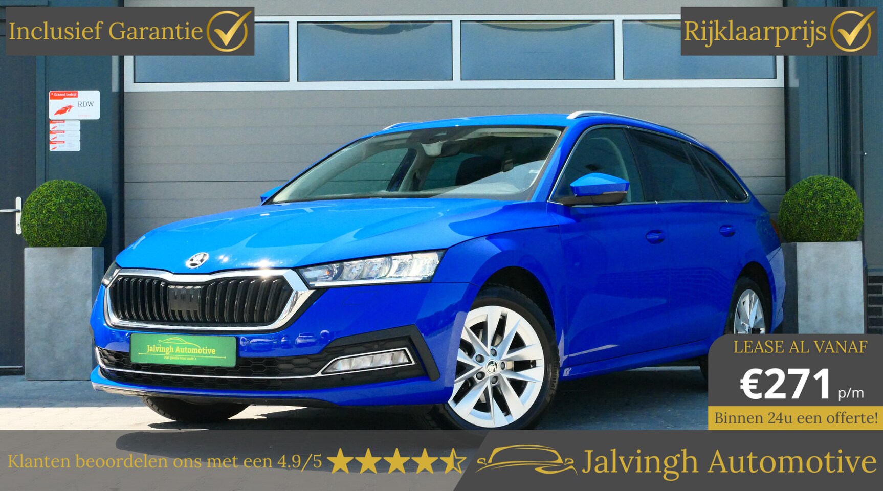 Skoda Octavia Combi - 1.0 TSI |ACC|Lane assist|Camera|Vol opties! - AutoWereld.nl