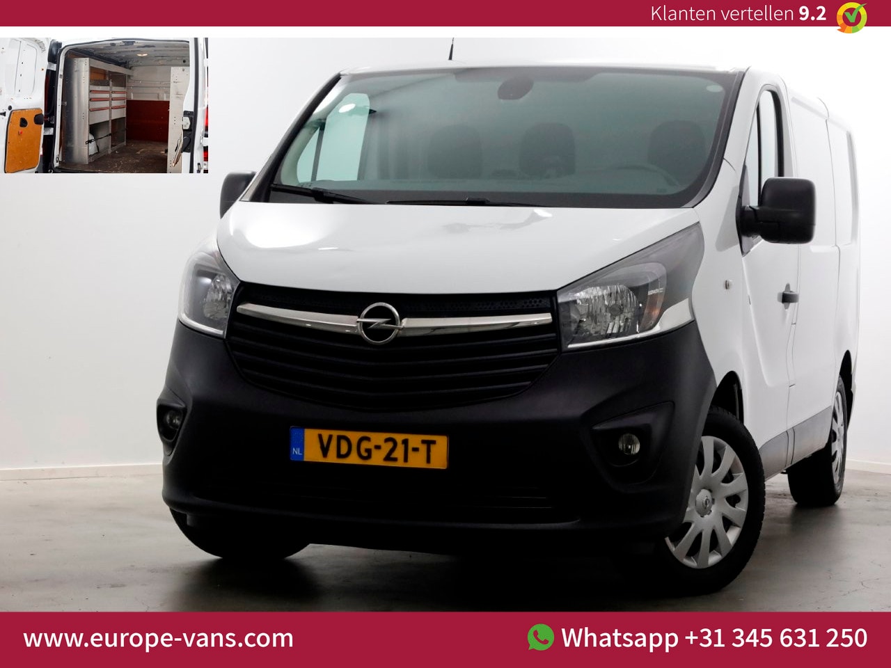 Opel Vivaro - 1.6 CDTI 125pk E6 L1H1 Edition Navi/Camera/Inrichting/230V 10-2019 - AutoWereld.nl