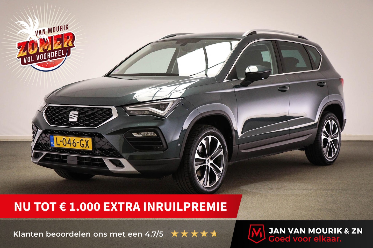 Seat Ateca - 1.5 TSI Style Business Intense | WINTER PACK | STOELVERWARMING | DAB | CAMERA - AutoWereld.nl