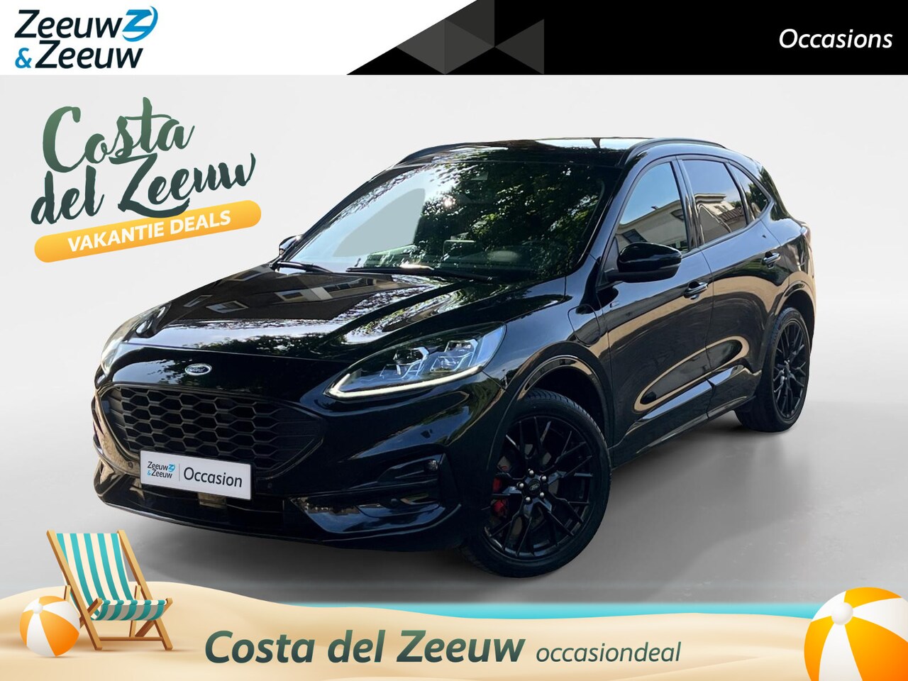 Ford Kuga - 2.5 PHEV ST-Line X 225PK | Black Pack | 20" Velgen | Camera | B&O | Half Leder | Cruise Co - AutoWereld.nl