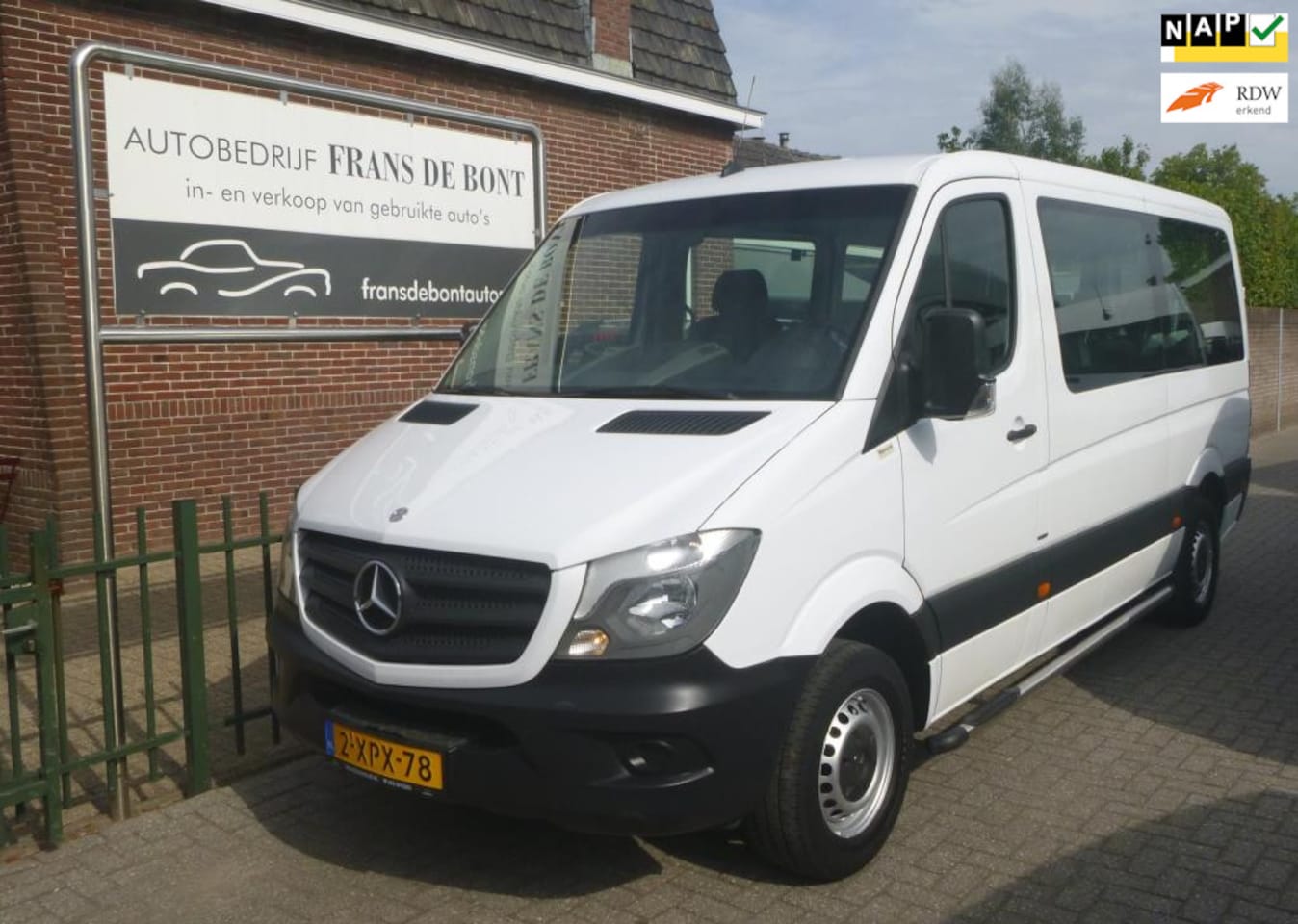Mercedes-Benz Sprinter - 316 NGT 1.8 366 HD 9 persoons aardgas airco schuifdeur € 12.000 ex btw - AutoWereld.nl