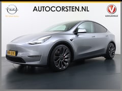 Tesla Model Y - Performance 534pk 0-100 3, 8 sec. AWD 78, 1kWh Warmte-pomp 21"-lm FSD-Comp.3 AutoPilot Car