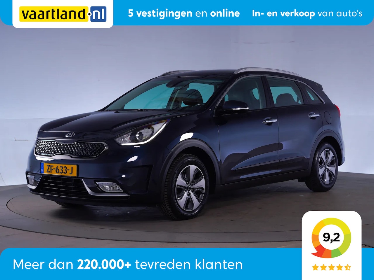 Kia Niro - 1.6 GDI Hybrid DynamicLine [ Navi Half-leder Camera ] - AutoWereld.nl