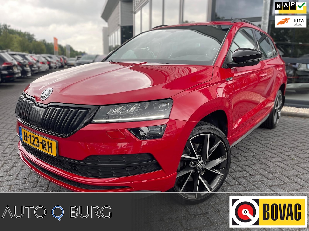 Skoda Karoq - 1.5 TSI ACT Sportline Business | DSG | Panorama | Digitale cockpit | Elektrische Trekhaak - AutoWereld.nl
