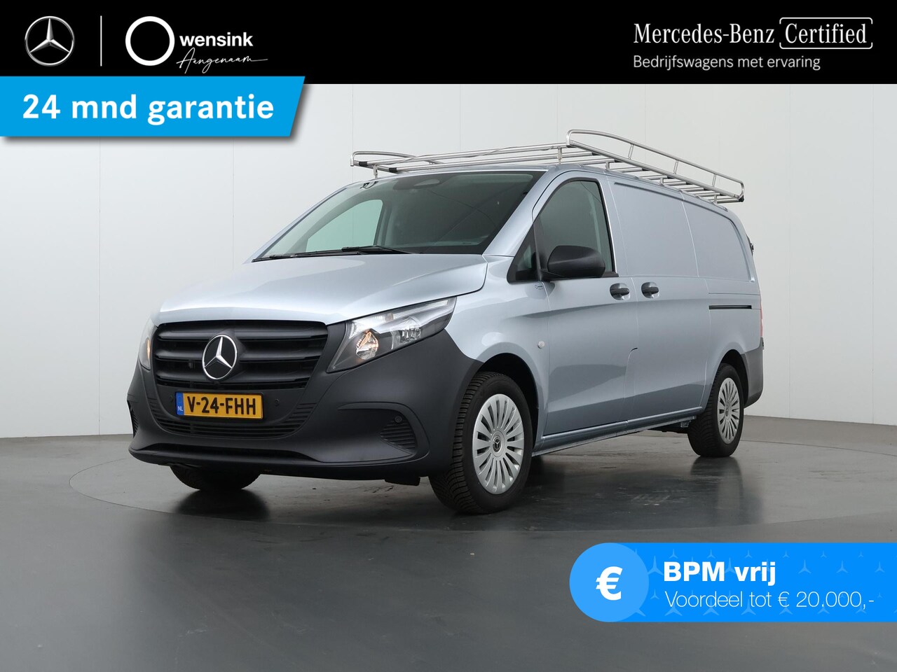 Mercedes-Benz Vito - 114 CDI | Lang L2 | Pro | Navigatiesysteem | Parkeercamera | Cruise Control | Spraakassist - AutoWereld.nl