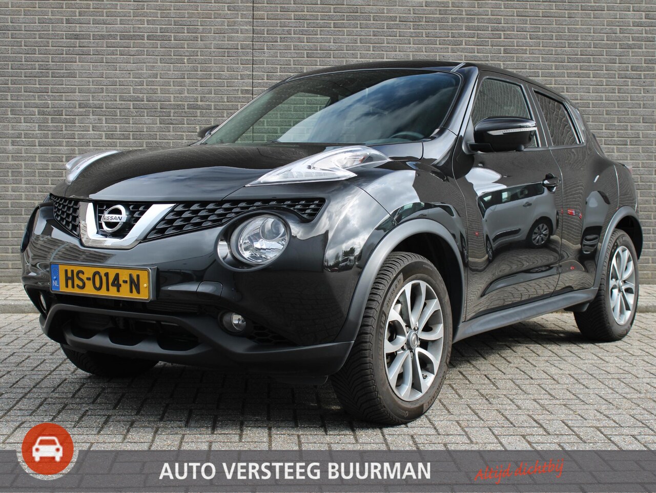 Nissan Juke - 1.6 Tekna Automaat, Cruise/Climate control, Navigatie, Glazen schuif/kanteldak, 17" LM vel - AutoWereld.nl