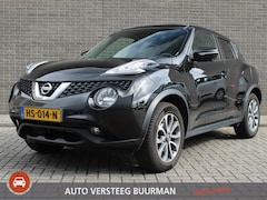 Nissan Juke - 1.6 Tekna Automaat, Cruise/Climate control, Navigatie, Glazen schuif/kanteldak, 17" LM vel