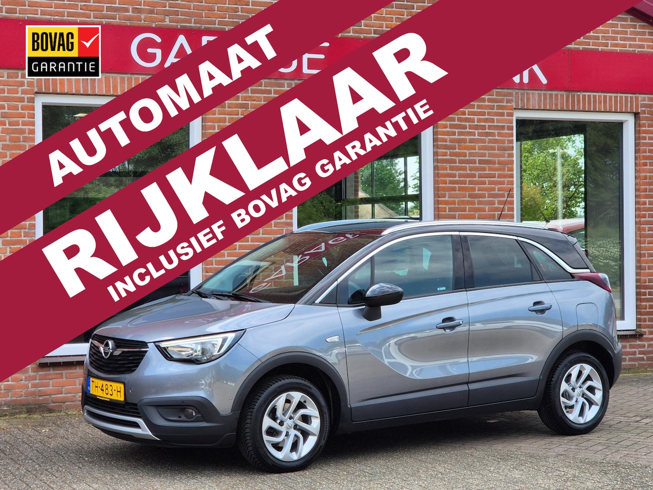 Opel Crossland X - 1.2 Turbo Innovation 110PK 5drs AUTOMAAT clima, cruise, navi, carplay, trekhaak RIJKLAAR - AutoWereld.nl