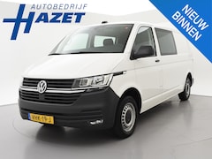 Volkswagen Transporter - T6.1 2.0 TDI DUBBEL CABINE + TREKHAAK APPLE CARPLAY | COMFORTSTOELEN