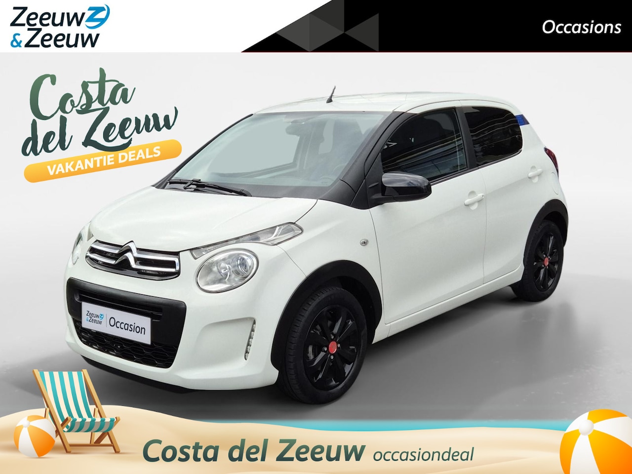 Citroën C1 - 1.0 VTi Urban Ride | Airco | Camera | LM Velgen | Elektrische ramen | Zwart dak | - AutoWereld.nl