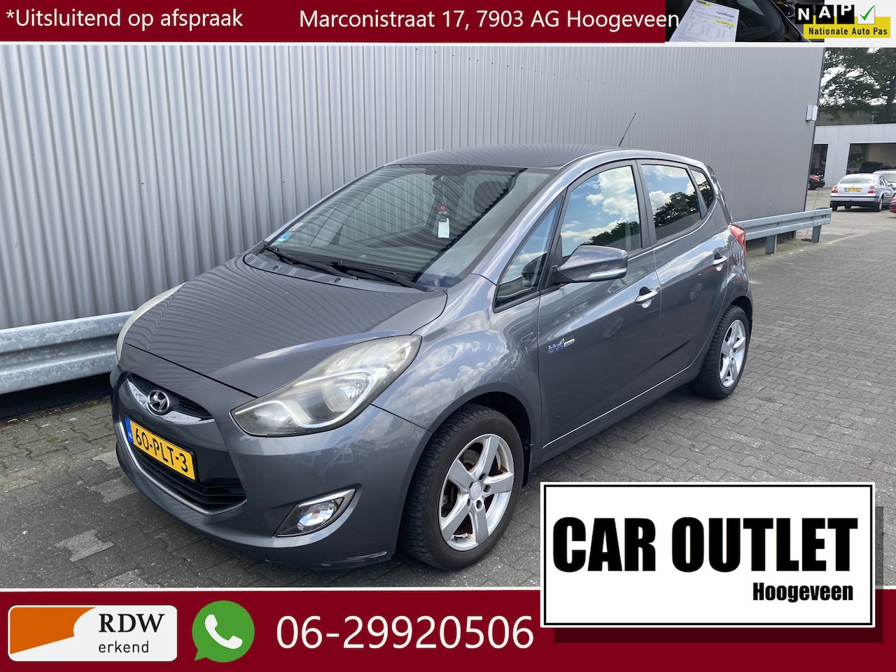 Hyundai ix20 - 1.6i i-Vision A/C, CC, USB, LM, nw. APK – Inruil Mogelijk – - AutoWereld.nl