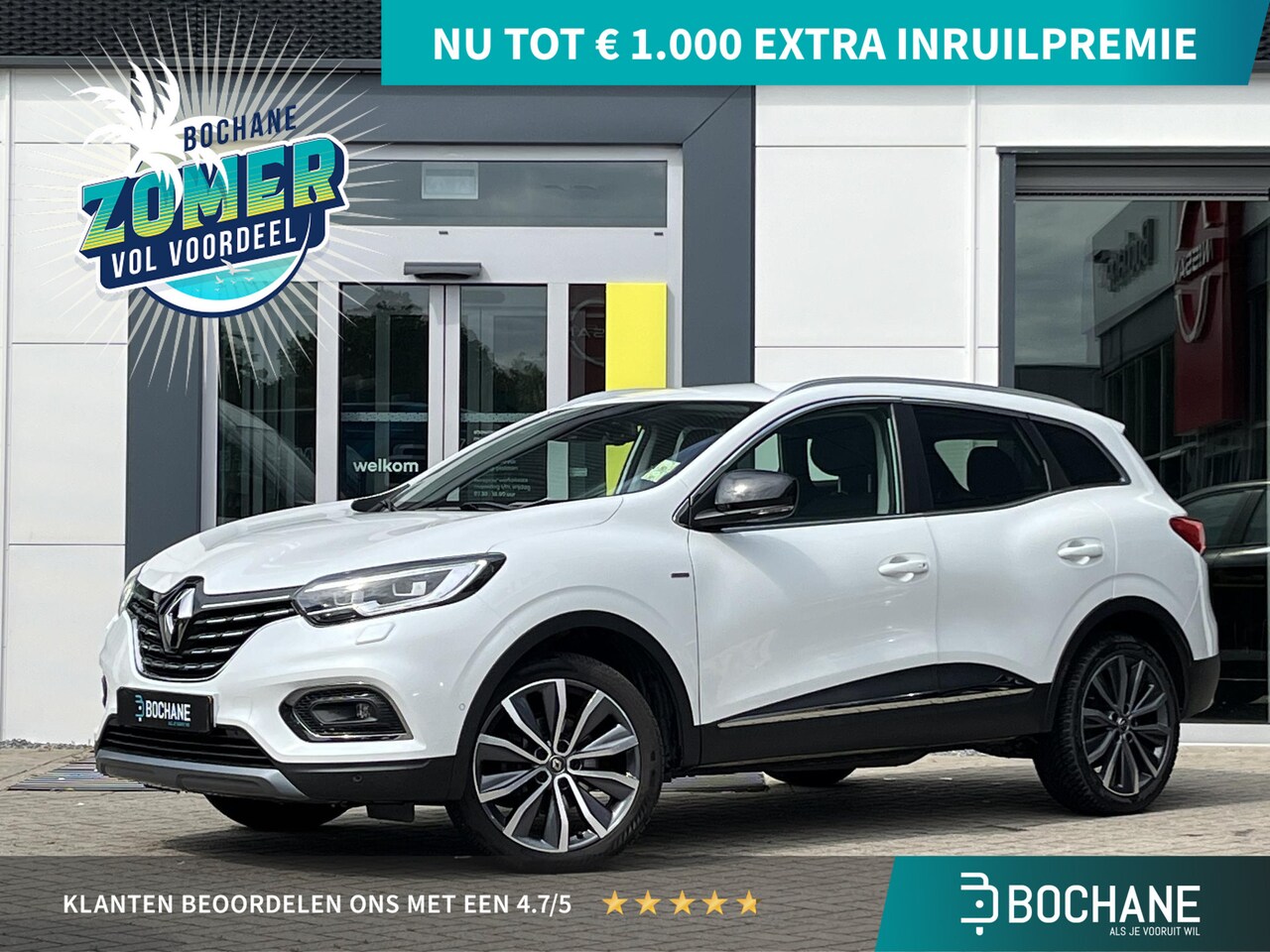 Renault Kadjar - 1.3 TCe Intens | Stoelverwarming | Trekhaak | Navigatie| - AutoWereld.nl