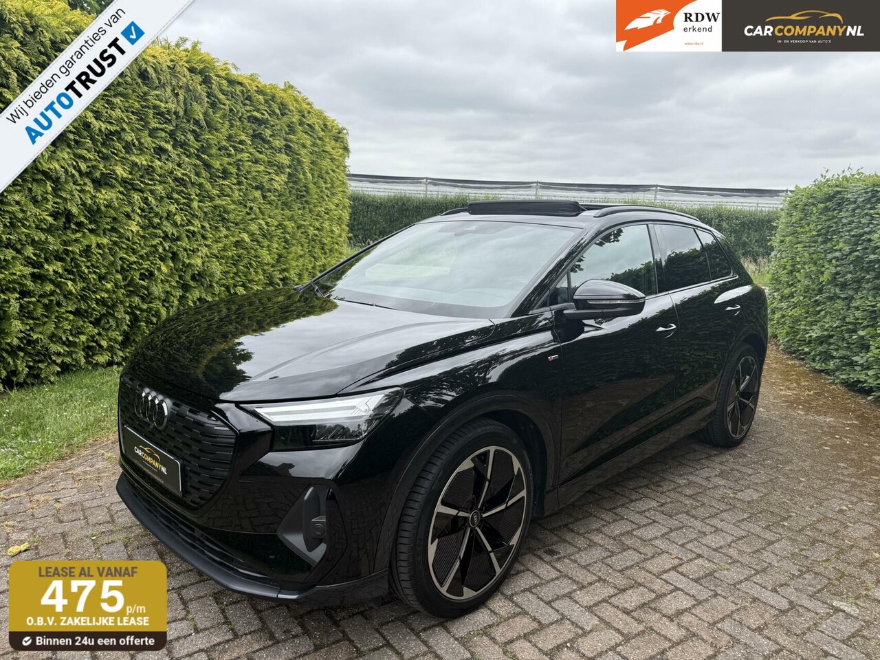 Audi Q4 e-tron - | 3x SLINE|Black edit.|PANODAK|LED|21INCH - AutoWereld.nl
