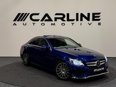 Mercedes-Benz C-klasse - 200 AMG LINE PANORAMA ACC KEYLESS CAMERA LEDER NAVI GARANTIE NAP APK