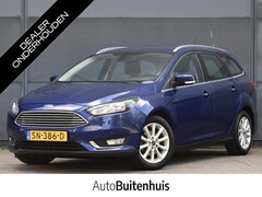 Ford Focus Wagon - 1.0 Titanium|1e Eigenaar|CLIMATE|PARKEERHULP|PDC|NAVI|CARPLAY|VOORRUITVERWARM