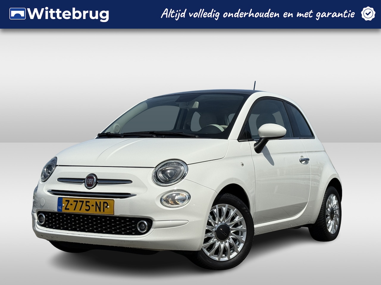 Fiat 500 - 1.2 Lounge | Panoramadak | Cruise Control | Airco | Parkeersensoren - AutoWereld.nl