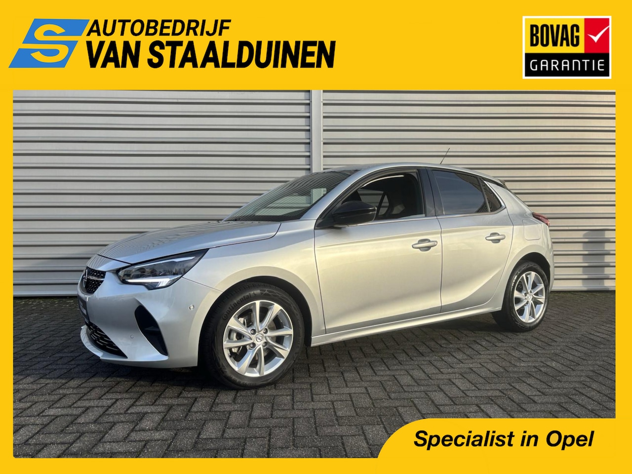 Opel Corsa - 1.2 Turbo 100PK Elegance Opel Corsa 1.2 100pk Elegance Zeer lage kilometerstand!| metallic - AutoWereld.nl