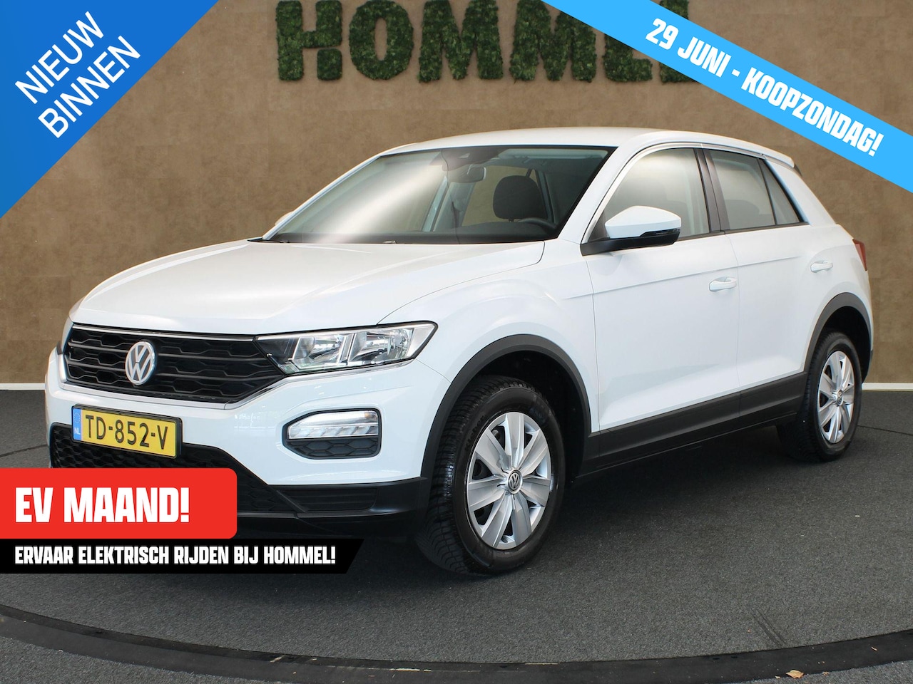 Volkswagen T-Roc - 1.0 TSI - ORIGINEEL NEDERLANDSE AUTO - VASTE TREKHAAK - TREKGEWICHT 1300 KG - AIRCO - 4 SE - AutoWereld.nl