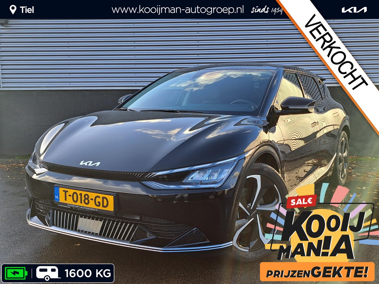 Kia EV6 - Plus Advanced 77.4 kWh Nieuw geleverd | 1ste eigenaar | Trekhaak | Panorama dak | 20'' vel - AutoWereld.nl