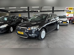 Ford Focus Wagon - 1.8 Titanium Flexi Fuel navi clima cruise controle elektrische pakket parkeersensoren trek