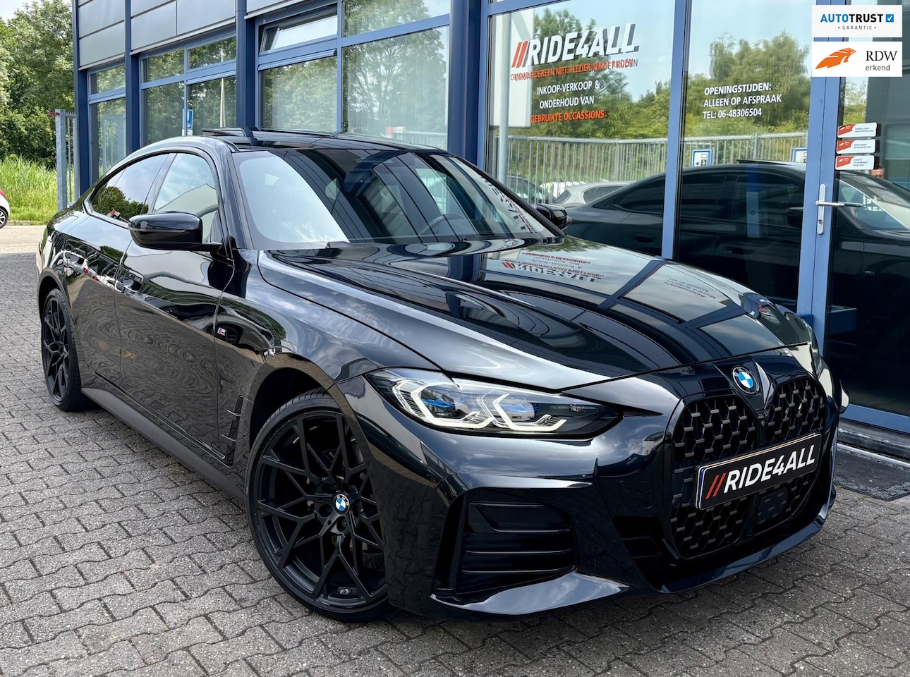 BMW 4-serie Gran Coupé - 420i High Executive/SCHUIFDAK/M-SPORT!! - AutoWereld.nl