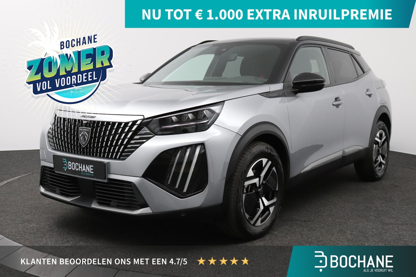 Peugeot 2008 - 1.2 Hybrid 136 GT | CAMERA / NAVIGATIE / DRIVE ASSIST PLUS- PACK | PANORAMADAK | 360 CAMER - AutoWereld.nl