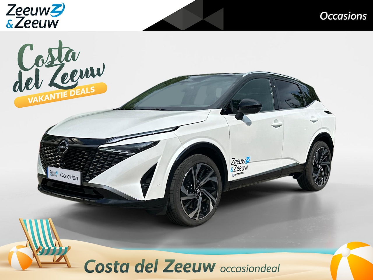 Nissan Qashqai - 1.5 e-Power Tekna Plus DEMO VOERTUIG VRAAG NAAR DE HUIDIGE KILOMETERSTAND , TEKNA PLUS ZEE - AutoWereld.nl