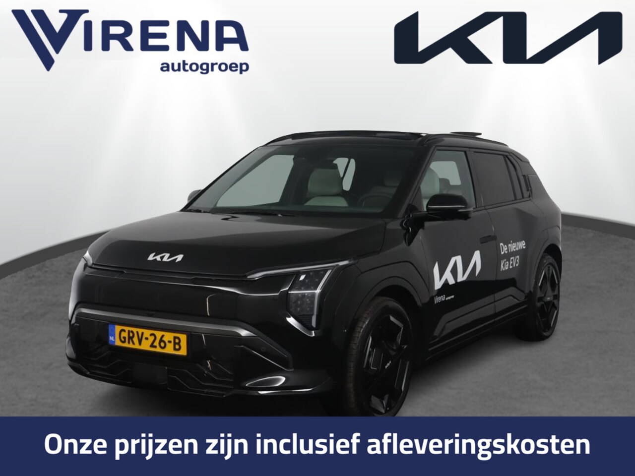 Kia EV3 - GT-PlusLine 81.4 kWh - Rijdende Demo - Draadloze Apple CarPlay / Android Auto - Stoel en s - AutoWereld.nl