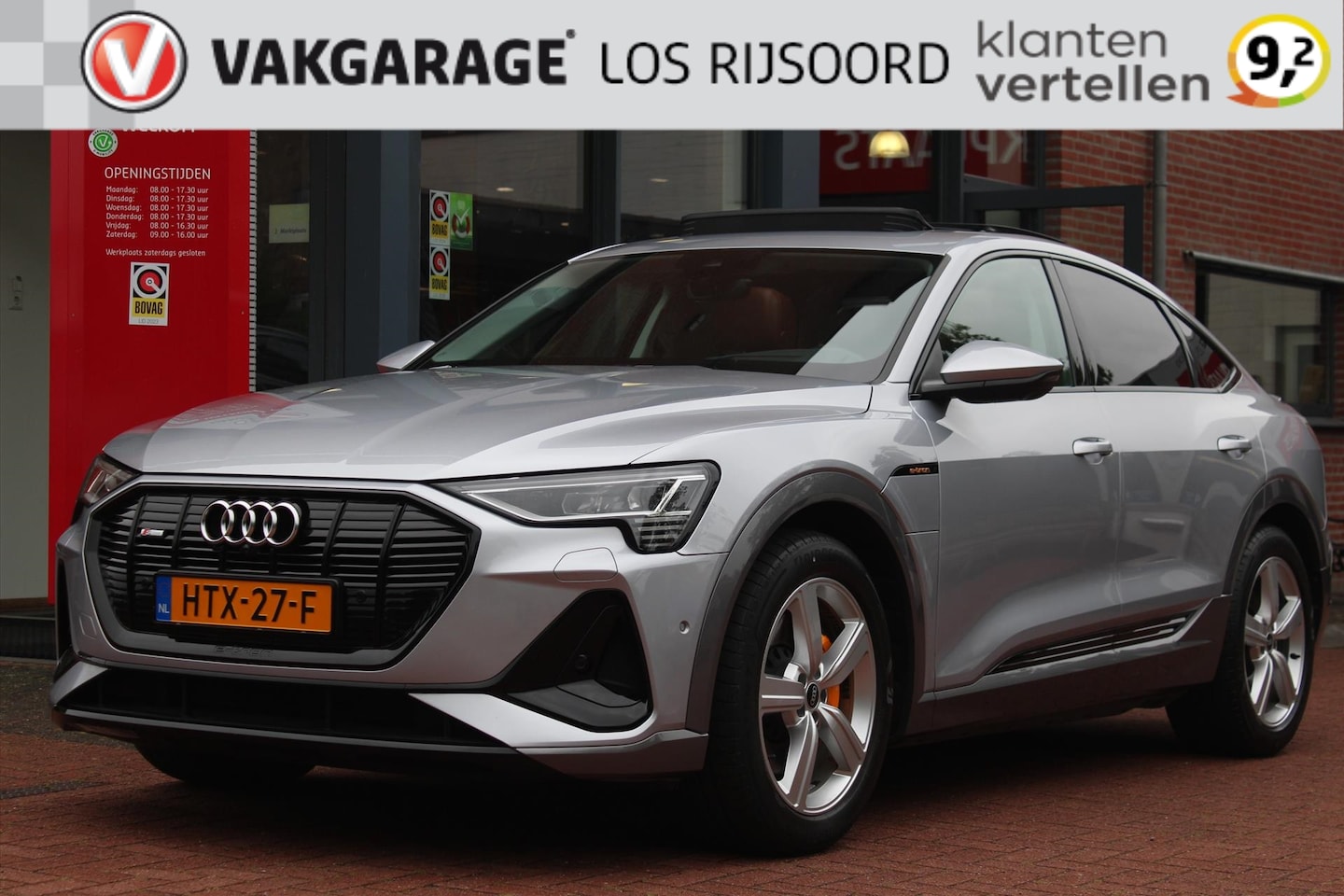 Audi e-tron Sportback - 55 quattro *S Edition* | Carplay | Schuifdak | Stoelverwarming | Leder | Camera | Cruise & - AutoWereld.nl