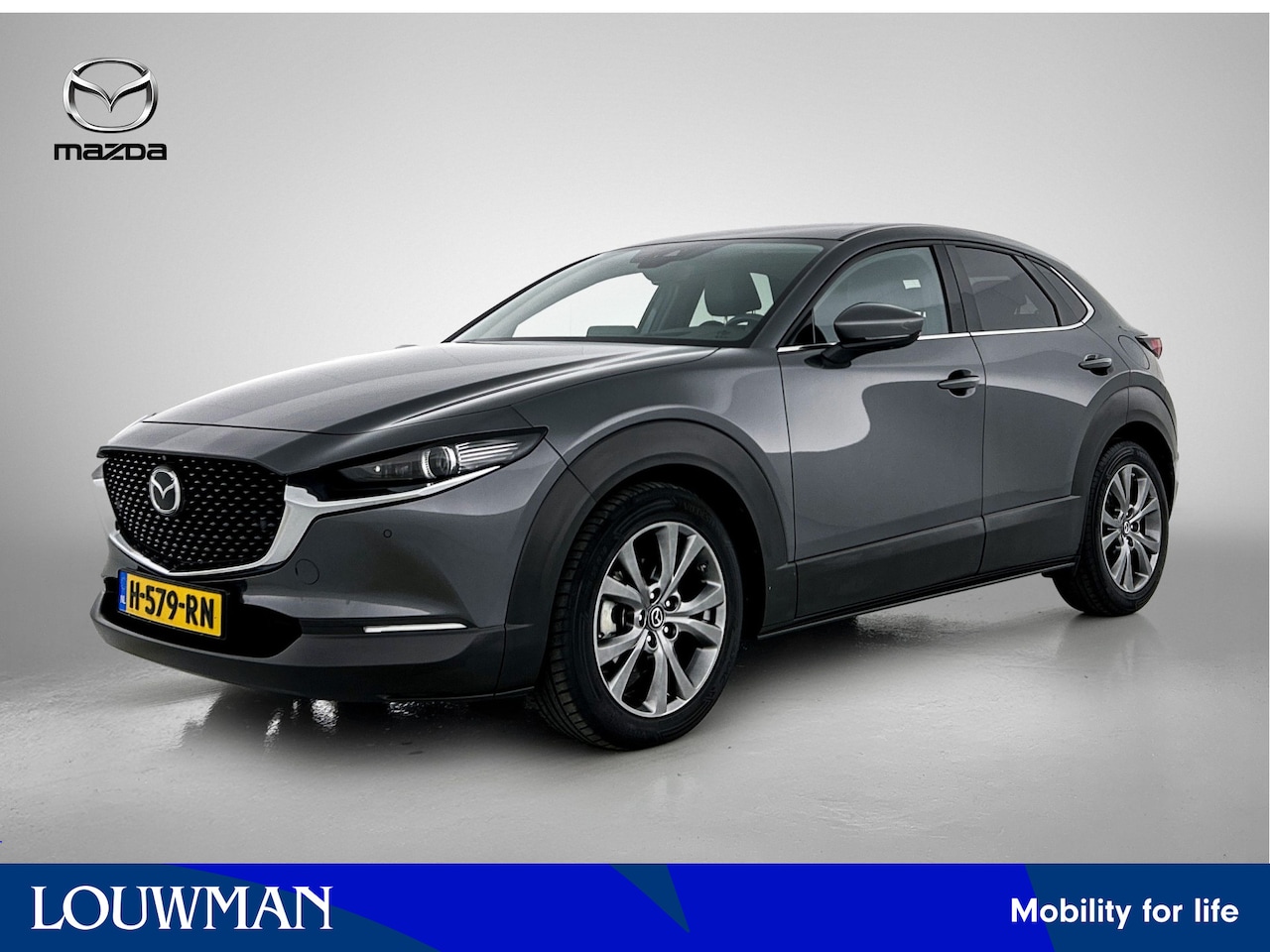 Mazda CX-30 - 2.0 e-SkyActiv-X M Hybrid Luxury Navigatie | Leder | Camera achter | Bose - AutoWereld.nl
