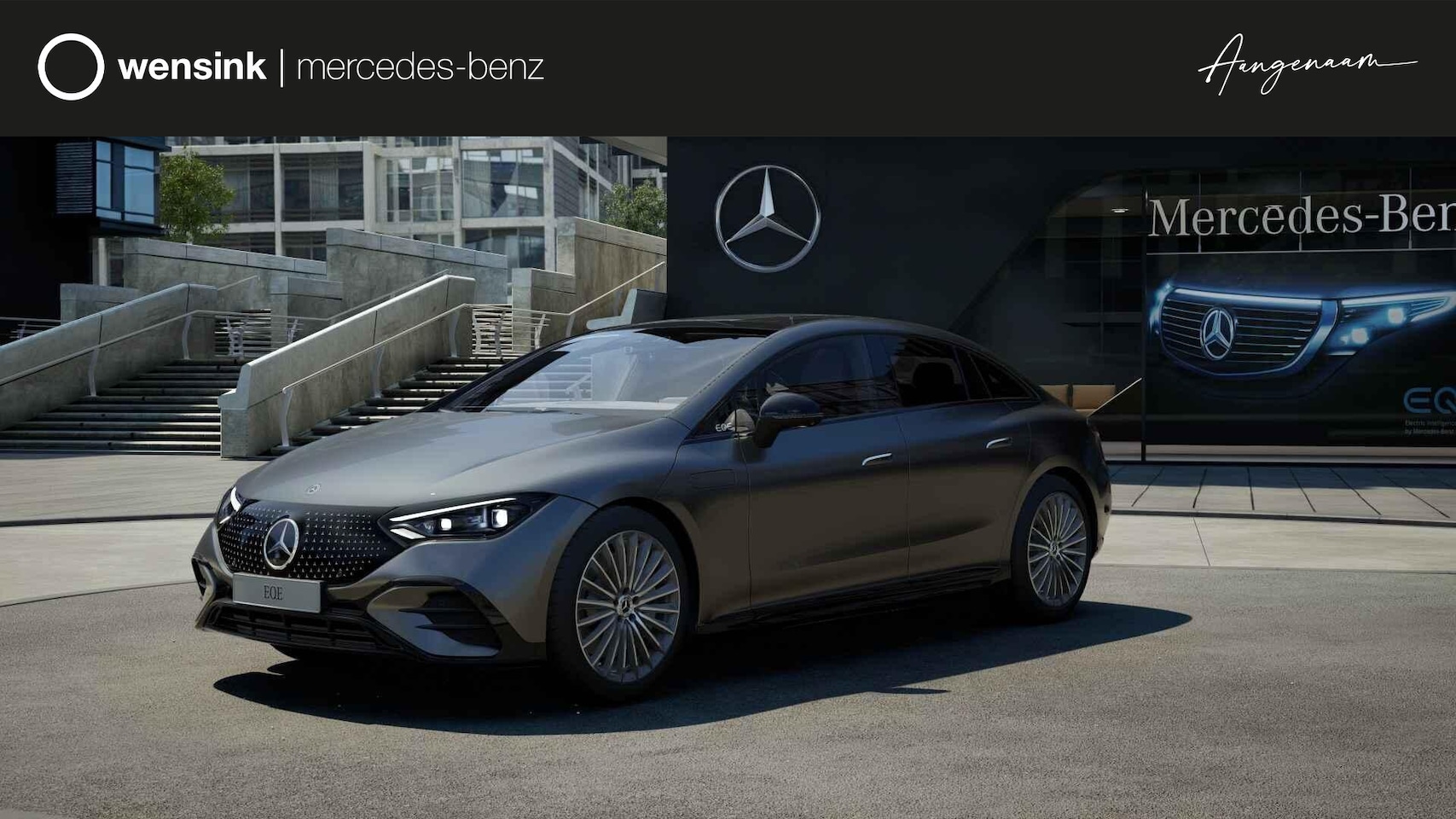 Mercedes-Benz EQE - 300 Business Solution AMG 90 kWh |  Panoramisch schuifdak | Night | Akoestisch comfortpakk - AutoWereld.nl