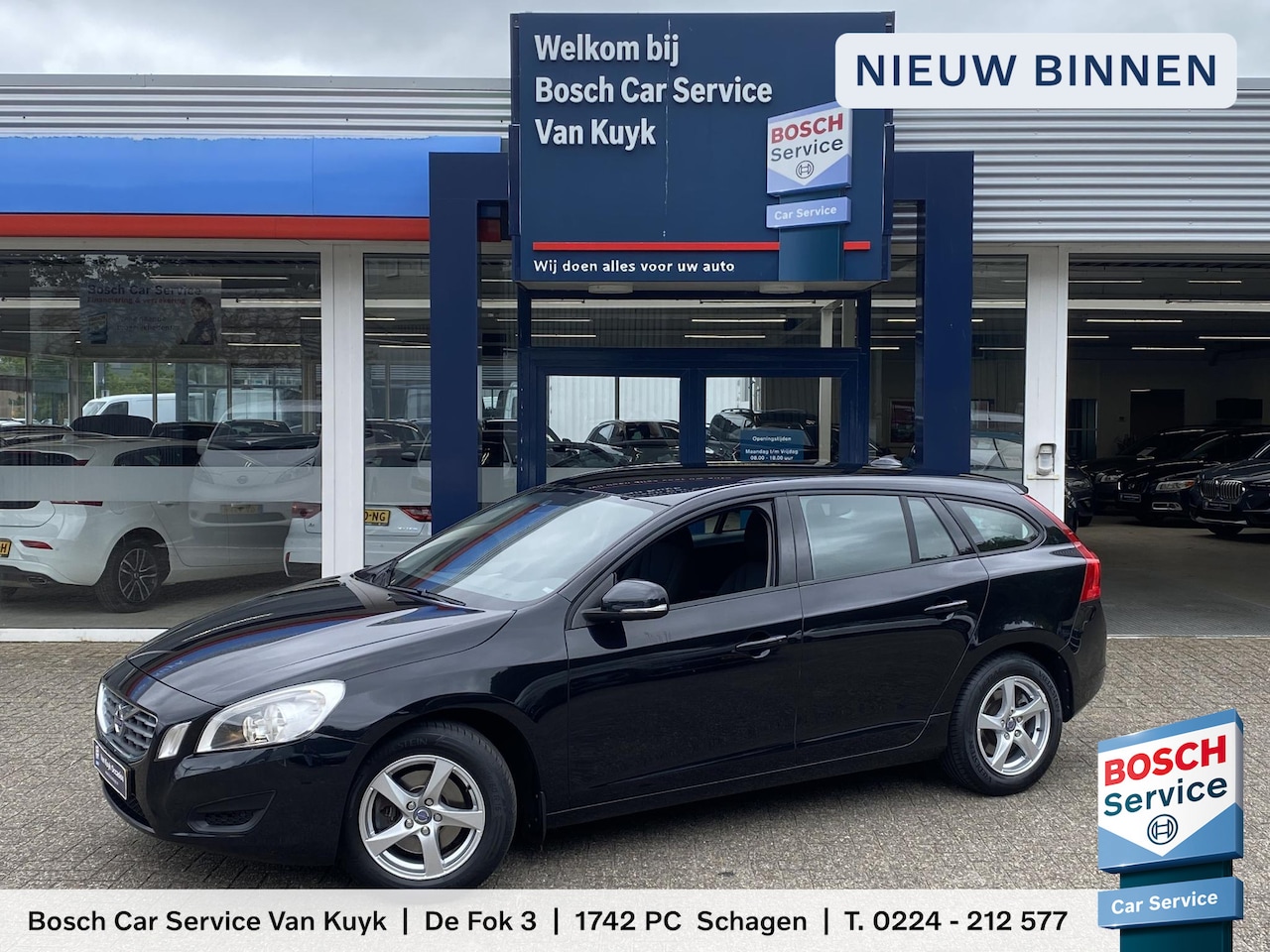 Volvo V60 - 1.6 T4 Kinetic / Automaat / NL-Auto / 179 Pk / Radio-Bluetooth / Navi / Airco / Cruise-Con - AutoWereld.nl