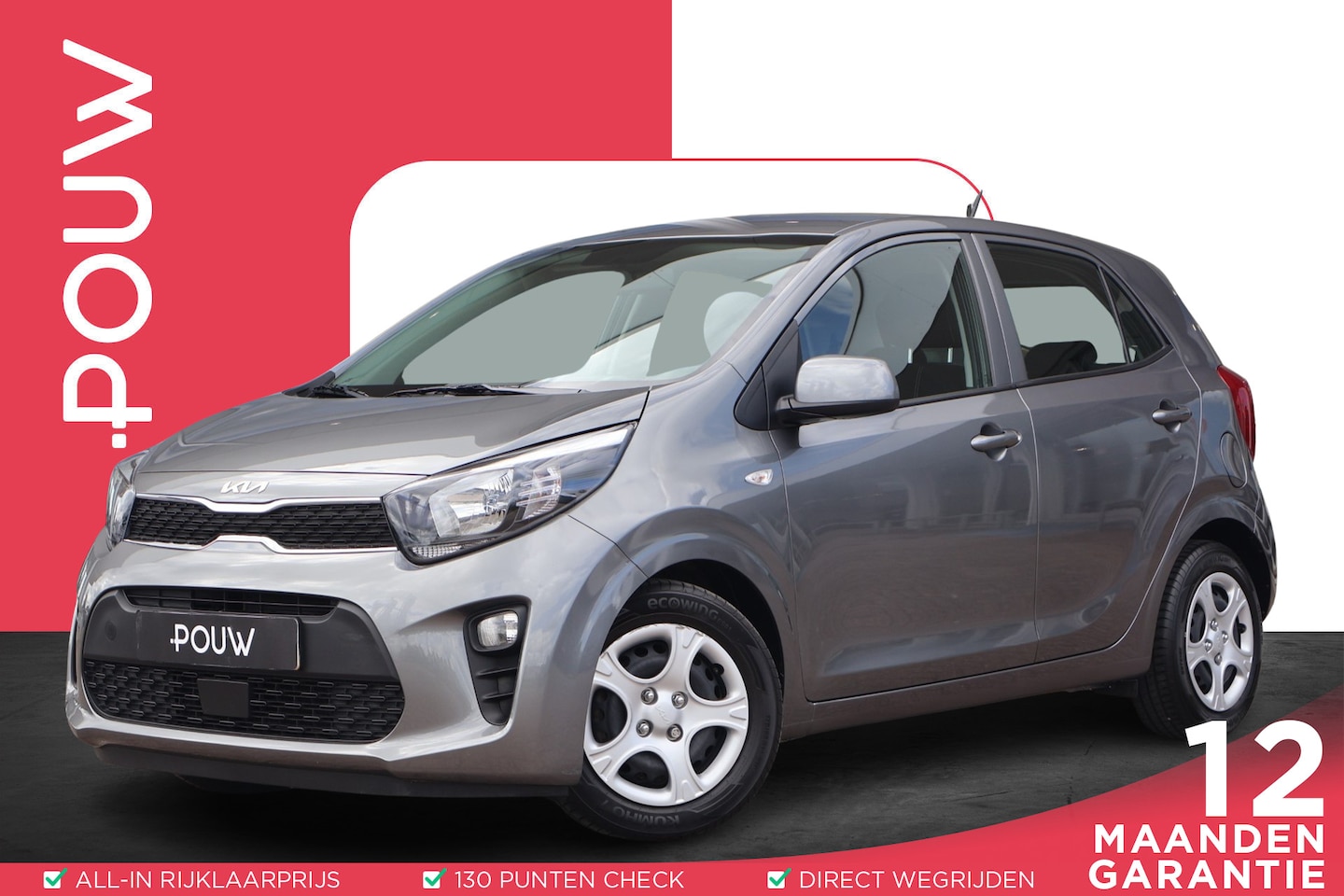Kia Picanto - 1.0 DPi 66pk ComfortLine | Airco | Cruise Control | Bluetooth Telefoon - AutoWereld.nl