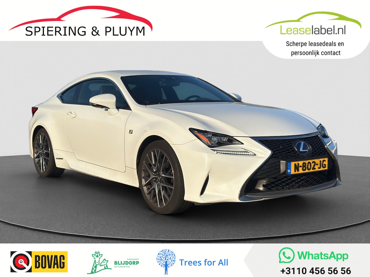 Lexus RC - 300h F SPORT | Dealer onderhouden | Dodehoek | Keyless | Stoel vent. - AutoWereld.nl