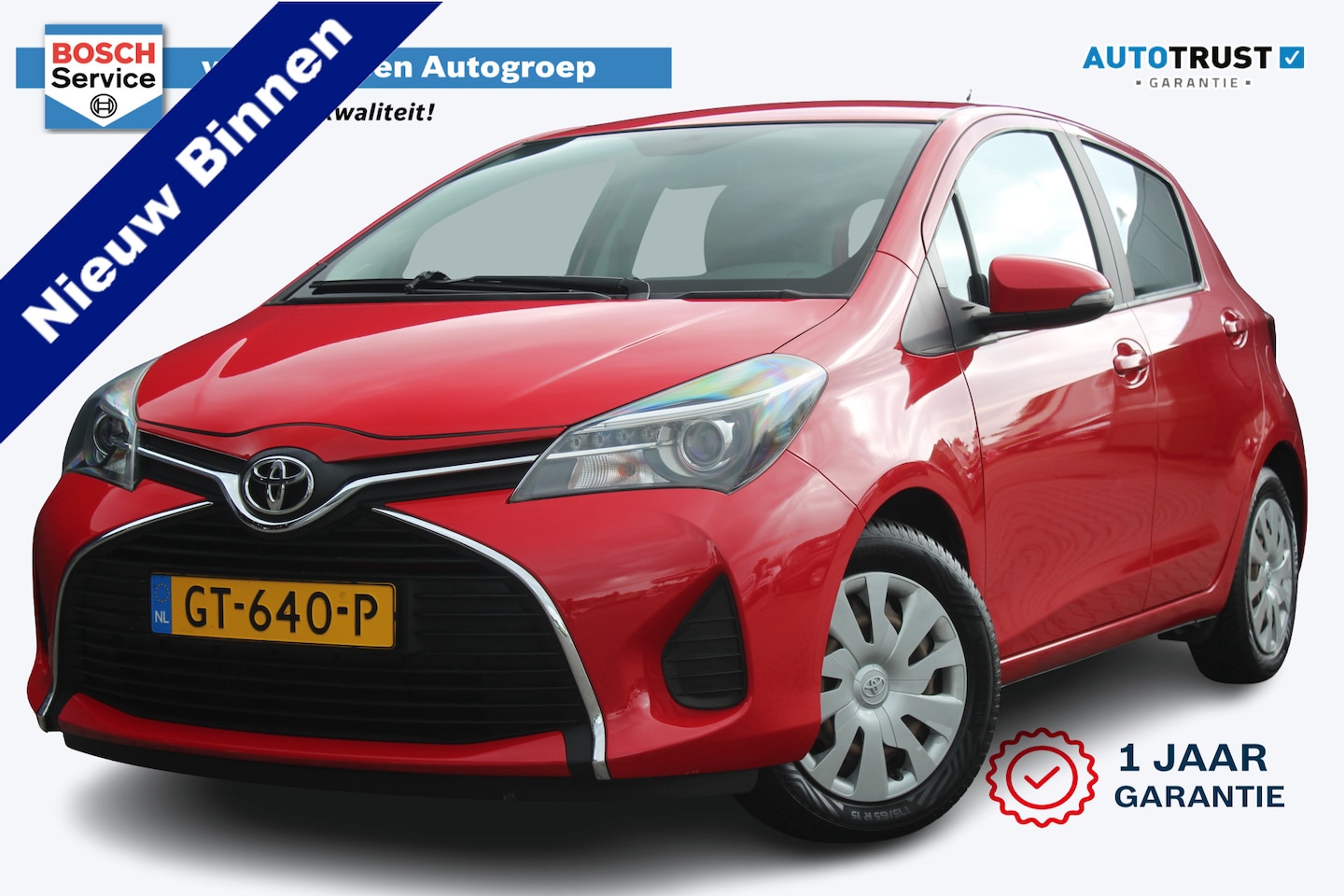 Toyota Yaris - 1.3 VVT-i Aspiration | Incl. 12 maanden garantie | 1e Eigenaar | Cruise control | Airco | - AutoWereld.nl